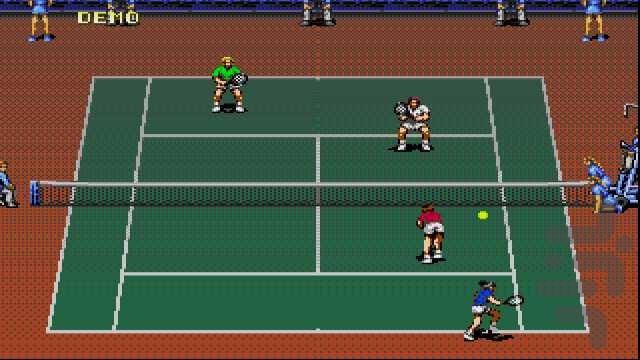 تنیس قهرمانی ویمبلدون - عکس بازی موبایلی اندروید