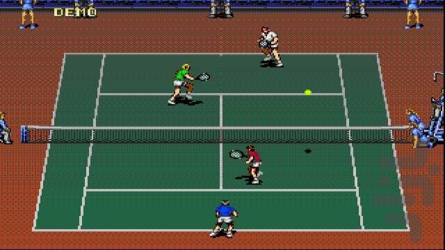 تنیس قهرمانی ویمبلدون - عکس بازی موبایلی اندروید