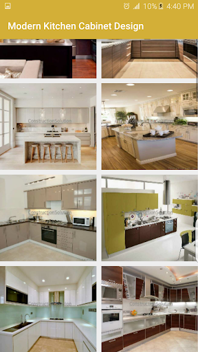 Kitchen Cabinet Design - Image screenshot of android app