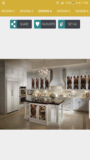 Kitchen Cabinet Design - Image screenshot of android app
