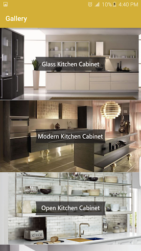 Kitchen Cabinet Design - Image screenshot of android app