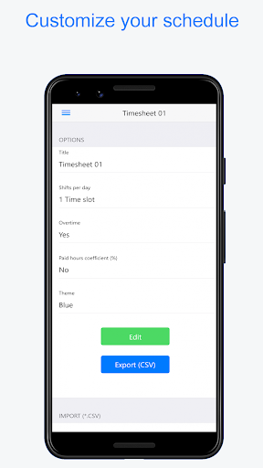 Planningify : Track work time - عکس برنامه موبایلی اندروید