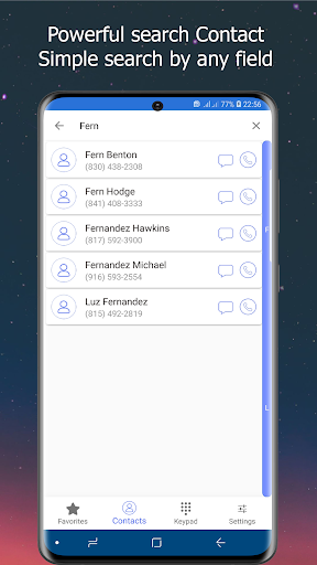 Contacts and Dialer Keypad - Image screenshot of android app