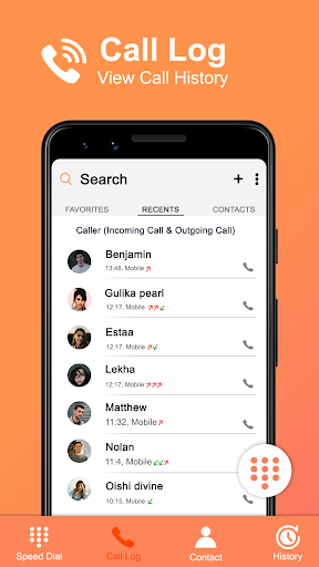 Contacts - عکس برنامه موبایلی اندروید