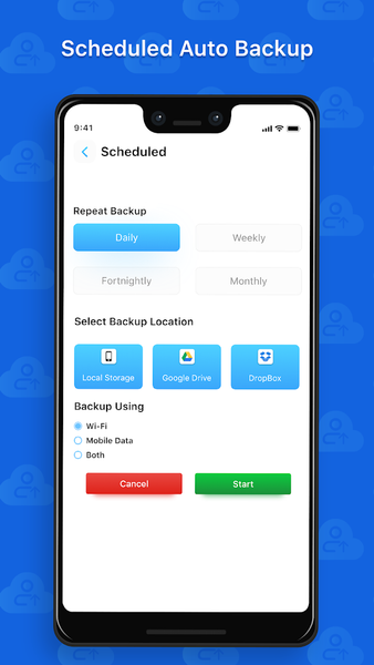 Contacts Backup and Restore - عکس برنامه موبایلی اندروید