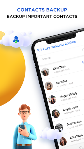 Contacts Backup & Transfer App - Image screenshot of android app