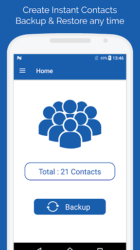 Smart Contacts Backup - (My Contacts Backup) - عکس برنامه موبایلی اندروید