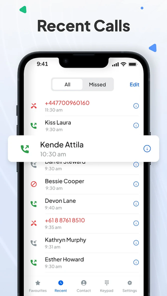 Contacts - عکس برنامه موبایلی اندروید
