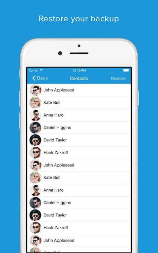 Contacts - Image screenshot of android app