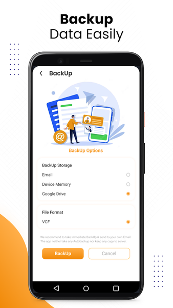 Contact Backup – Copy my Data - عکس برنامه موبایلی اندروید