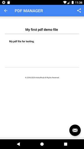 Text to pdf - Image screenshot of android app