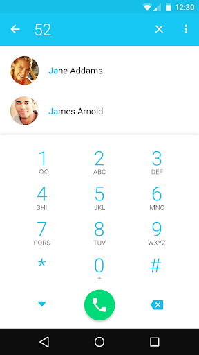 Dialer + - عکس برنامه موبایلی اندروید