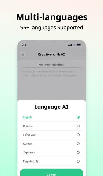AI Writer: Chatbot Assistant - عکس برنامه موبایلی اندروید