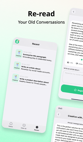 AI Writer: Chatbot Assistant - عکس برنامه موبایلی اندروید