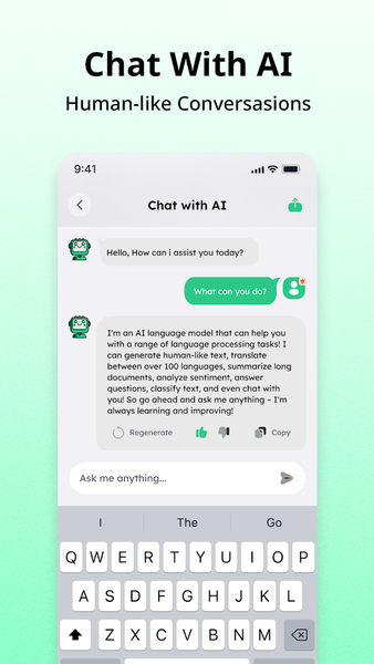 AI Writer: Chatbot Assistant - عکس برنامه موبایلی اندروید