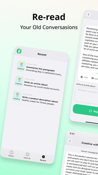 AI Writer: Chatbot Assistant - عکس برنامه موبایلی اندروید