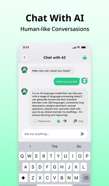 AI Writer: Chatbot Assistant - عکس برنامه موبایلی اندروید