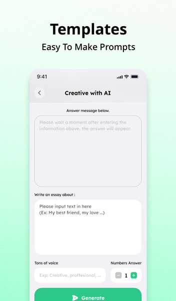 AI Writer: Chatbot Assistant - عکس برنامه موبایلی اندروید