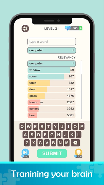 Cotexto - Similar Word - Gameplay image of android game