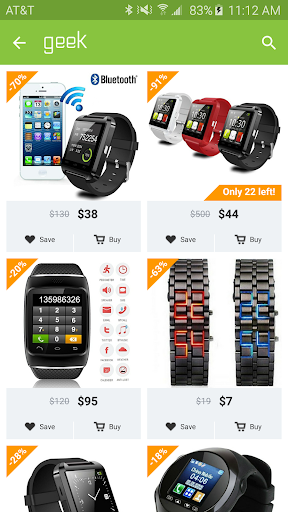 Geek - Smarter Shopping - عکس برنامه موبایلی اندروید