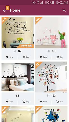 Home - Design & Décor Shopping - Image screenshot of android app