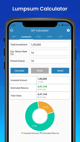 SIP Calculator - عکس برنامه موبایلی اندروید