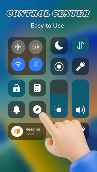 Control Center IOS 17 - Image screenshot of android app
