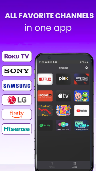 Universal Remote for All TV - Image screenshot of android app