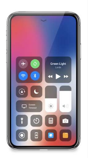 Control Center: Control iOS 15 - عکس برنامه موبایلی اندروید