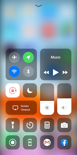 Control Center Simple - عکس برنامه موبایلی اندروید