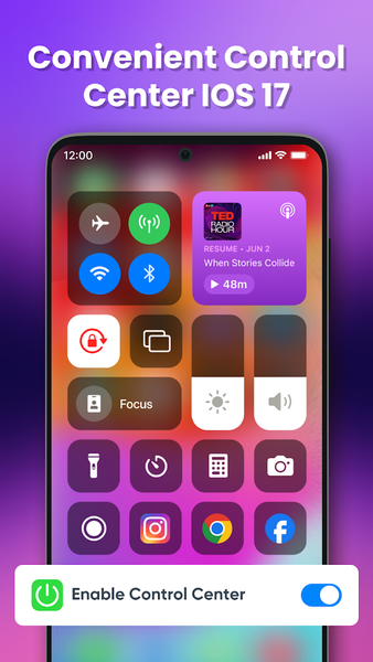 Control Center - Image screenshot of android app