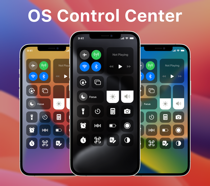 Os17 Control Center Custom - عکس برنامه موبایلی اندروید