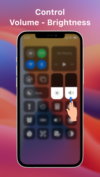 Os17 Control Center Custom - Image screenshot of android app