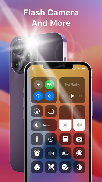Control Center - Simple Panel - Image screenshot of android app