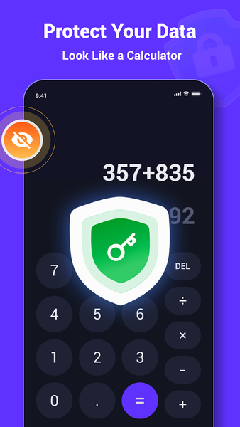 Calculator Lock Photo & Video - Image screenshot of android app