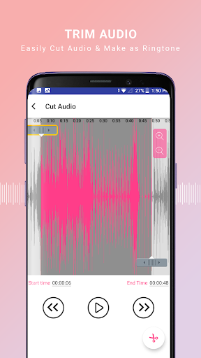 Audio MP3 Cutter - Converter, Merger and Ringtone - عکس برنامه موبایلی اندروید
