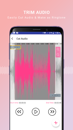 Audio MP۳ Cutter - Converter, Merger and Ringtone - عکس برنامه موبایلی اندروید
