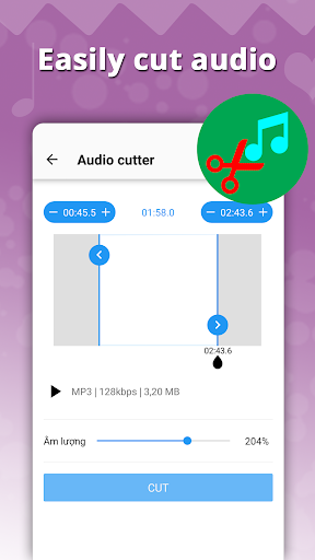 Ringtone Maker - MP3 Cutter - عکس برنامه موبایلی اندروید