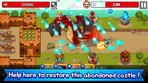 Grow Tower: Castle Defender TD - Gameplay image of android game