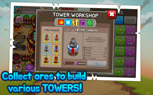 Grow Tower: Castle Defender TD - عکس بازی موبایلی اندروید