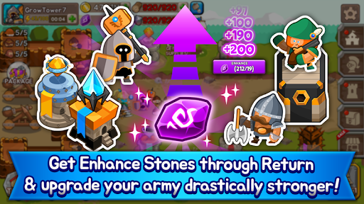 Grow Tower: Castle Defender TD - عکس بازی موبایلی اندروید