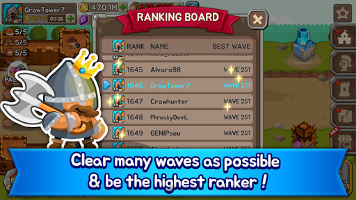 Grow Tower: Castle Defender TD - عکس بازی موبایلی اندروید