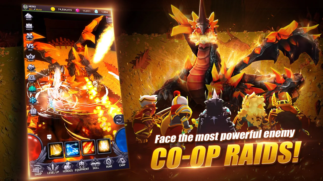 AFK Dungeon : Idle Action RPG - عکس بازی موبایلی اندروید