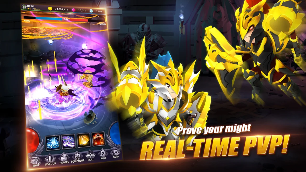 AFK Dungeon : Idle Action RPG - عکس بازی موبایلی اندروید