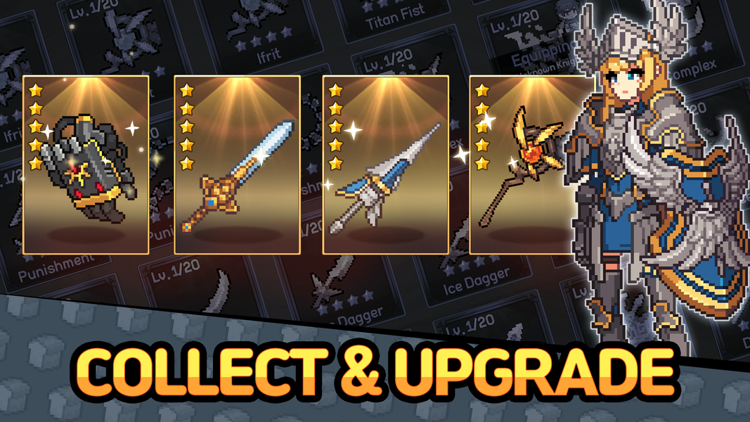 Unknown Knights: Pixel RPG - عکس بازی موبایلی اندروید