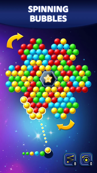 Bubble Spin Light - Gameplay image of android game