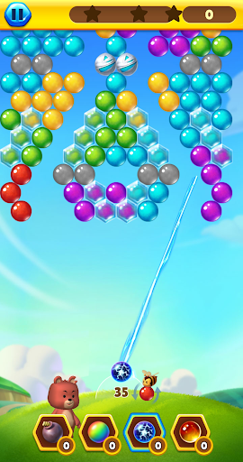 Bubble Bee Pop - Gameplay image of android game