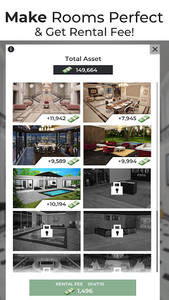 Million Dollar Homes  - Design & Puzzle Games - Gameplay image of android game