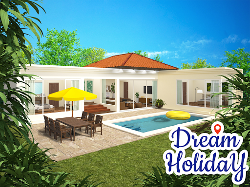 Dream Holiday - Travel home design game - Gameplay image of android game