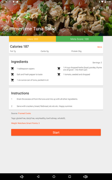 Paleo Diet CookBook & Recipes - عکس برنامه موبایلی اندروید